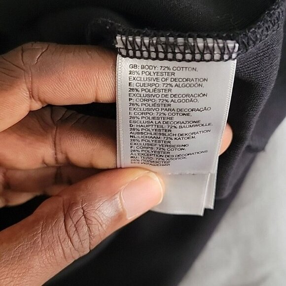 The North Face Black Pullover Hoodie Size Large - Picture 7 of 7